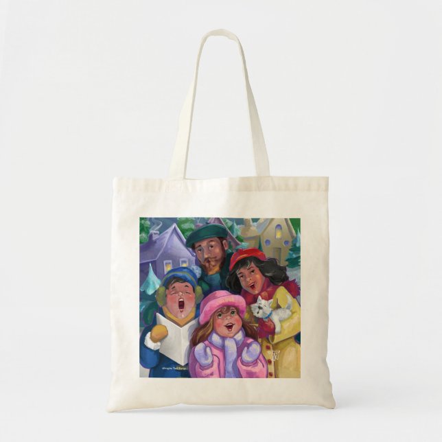 Tote Bag Aller à une peinture de covoiturage (Devant)
