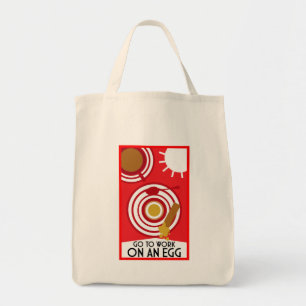 Tote Bag Aller Au Travail Sur Un Oeuf Wall Art