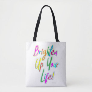 Tote Bag Aller Éclaircir Votre Vie Colorée Slogan De Vie