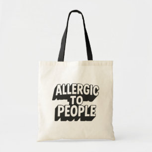 Tote Bag Allergie aux gens