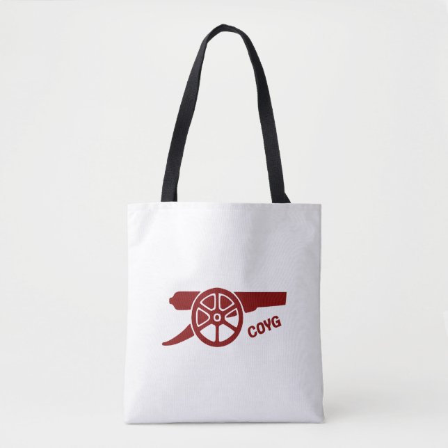 Tote Bag Allez les Gunners COYG (Devant)