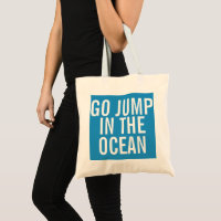 Allez sauter dans l'Ocean Blue and White Weekender