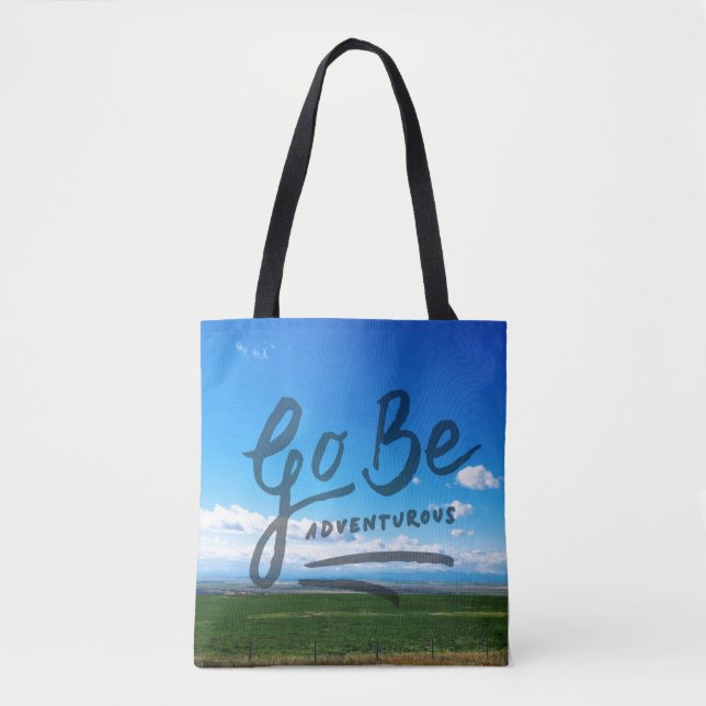 Tote Bag Allez soit aventureux (Devant)