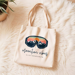 Tote Bag ALLIE Ski Snowboarding Mountain Vibes Enterrement 