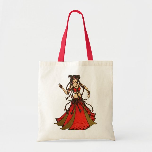 Tote Bag Alliecat Tribal Belly Danseuse (Devant)