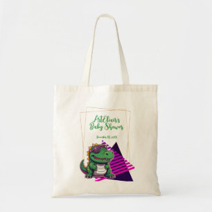 Tote Bag Alligator Cool Kawaii Retro Vibe Baby shower
