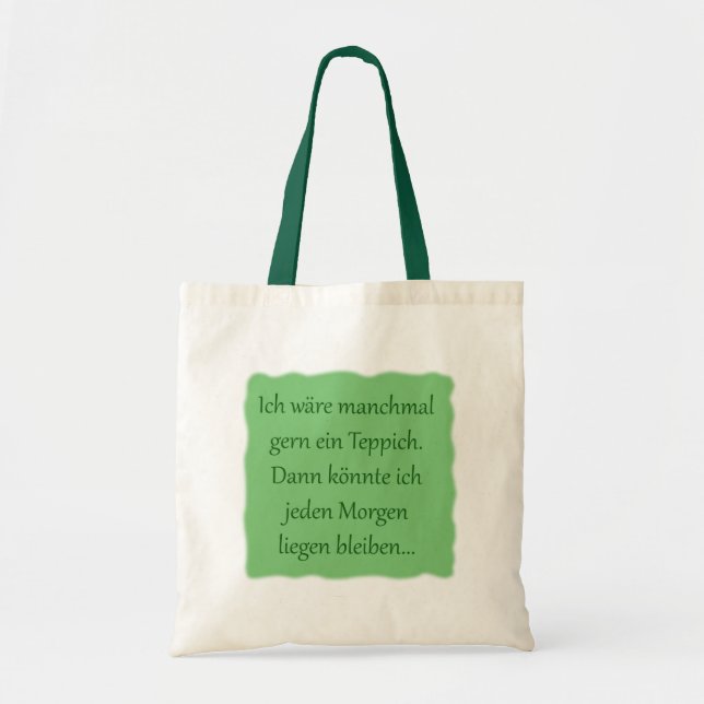 Tote Bag Allongez-vous (Devant)