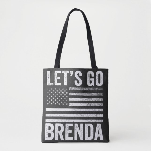 Tote Bag Allons à Brenda l'élection du drapeau américain (Devant)