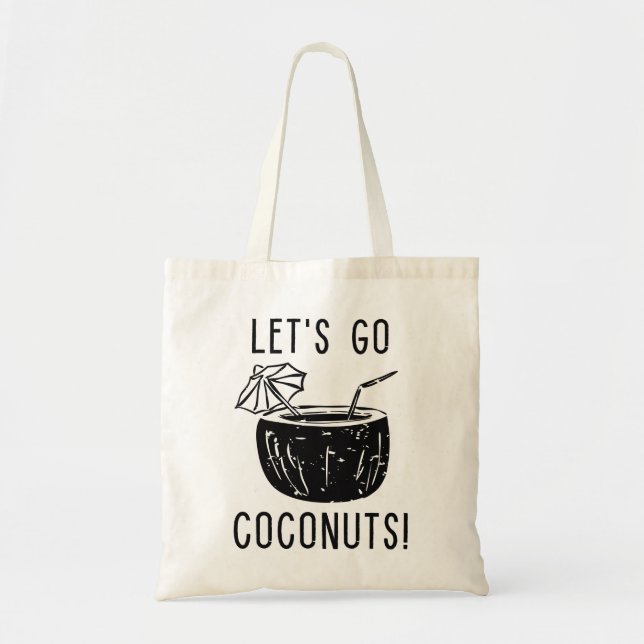 Tote Bag Allons au coco (Devant)