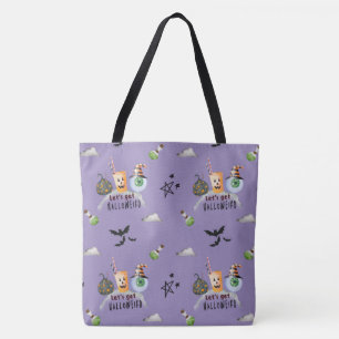 Tote Bag "Allons chercher Hallo-Bizarre" Funky Halloween vi