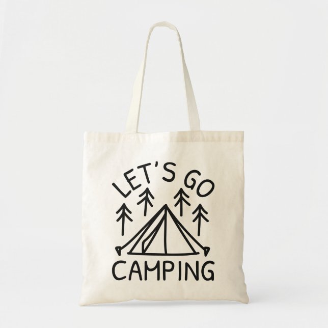 Tote Bag Allons-y Camping (Devant)