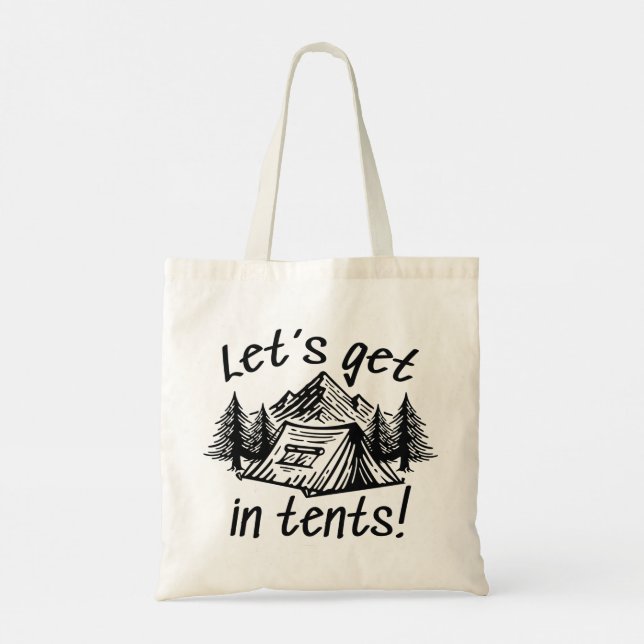 Tote Bag Allons-y sous les tentes (Dos)