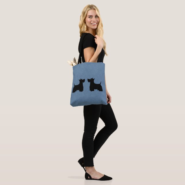 Tote Bag Allover écossais Terriers Fourre-tout (Sur le modèle)
