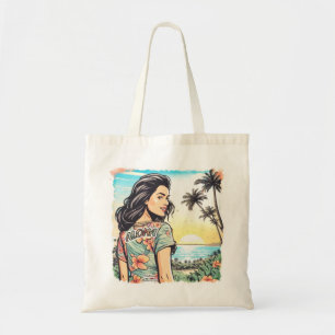 Tote Bag Aloha Girl
