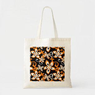 TOTE BAG ALOHA HAWAII (NOIR/ORANGE)