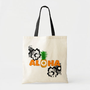 Tote Bag Aloha Pineapple Print Fourre-tout - Hawaiian Gift