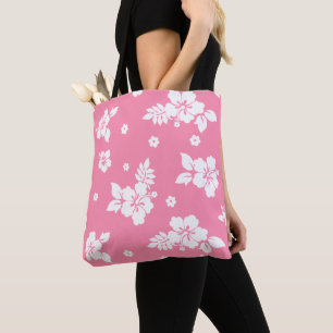 Tote Bag Aloha Pink Classic Motif hawaïen