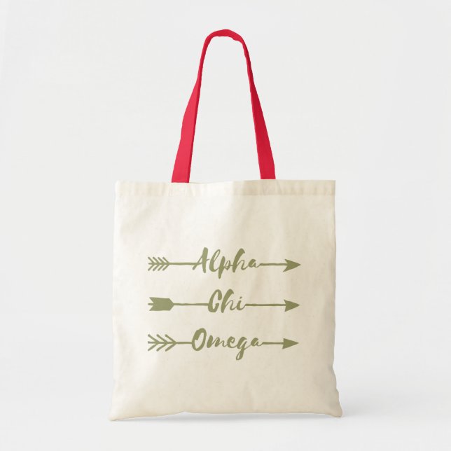 Tote Bag Alpha Chi Omega | Flèches (Devant)