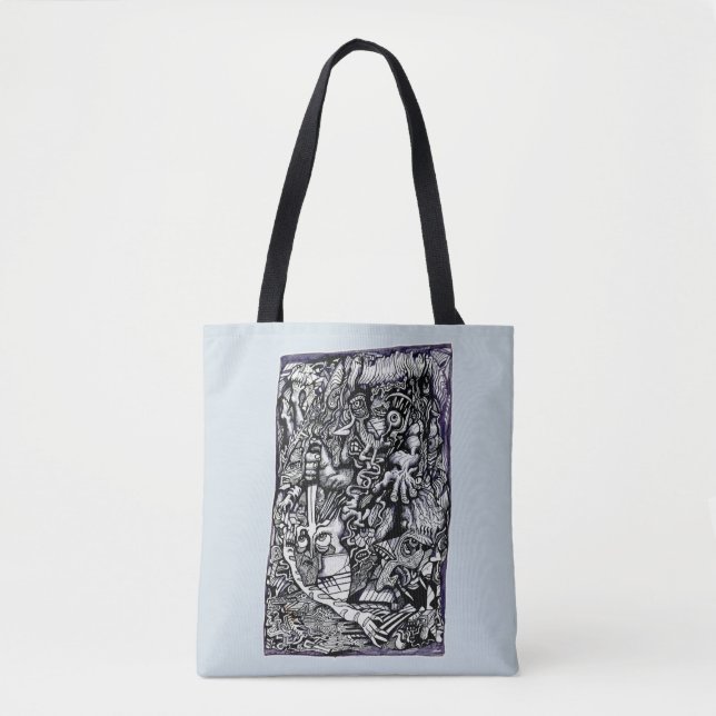 Tote Bag Alpha Warrior, par Brian Benson (Devant)