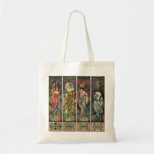 Tote Bag Alphonse Mucha art, Art nouveau, vintage, femmes