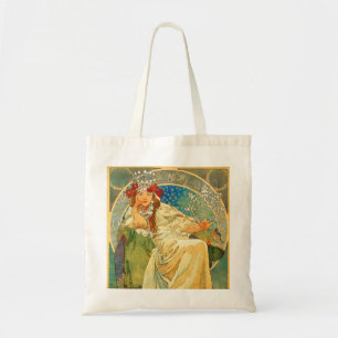 Tote Bag Alphonse Mucha Art Nouveau Princesse Hyacinth