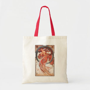 Tote Bag Alphonse Mucha Dance 1898 Art Nouveau Vintage