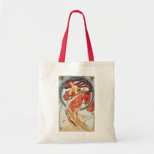 Tote Bag Alphonse Mucha Danse Vintage Art Nouveau peinture