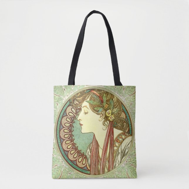 Tote Bag Alphonse Mucha Laurel GalleryHD (Devant)
