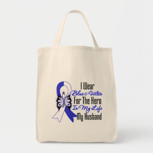 Tote Bag ALS Ribbon Hero in My Life My Husband