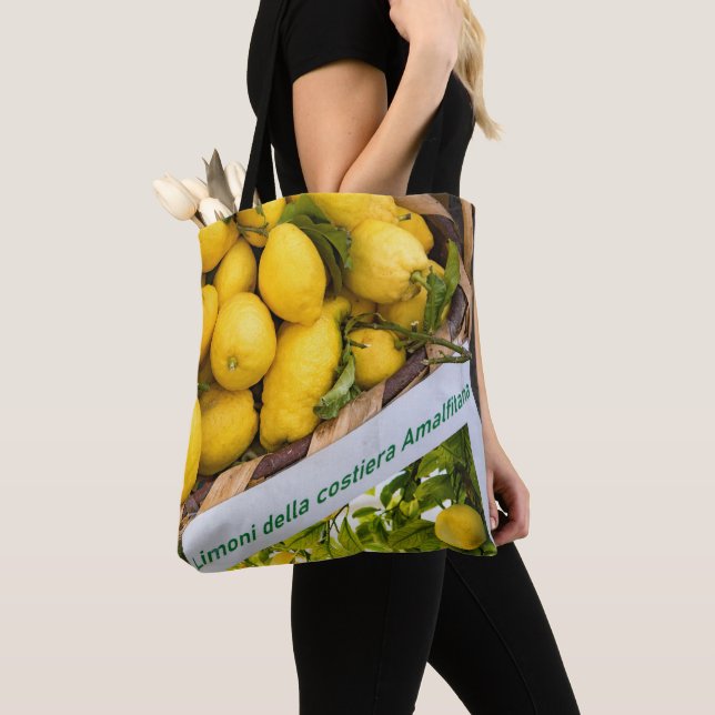 Tote Bag Amalfi Lemon Dream #3 #travel #wall #art (De près)