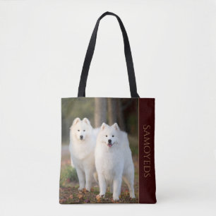 Tote Bag Amants de Samoyed