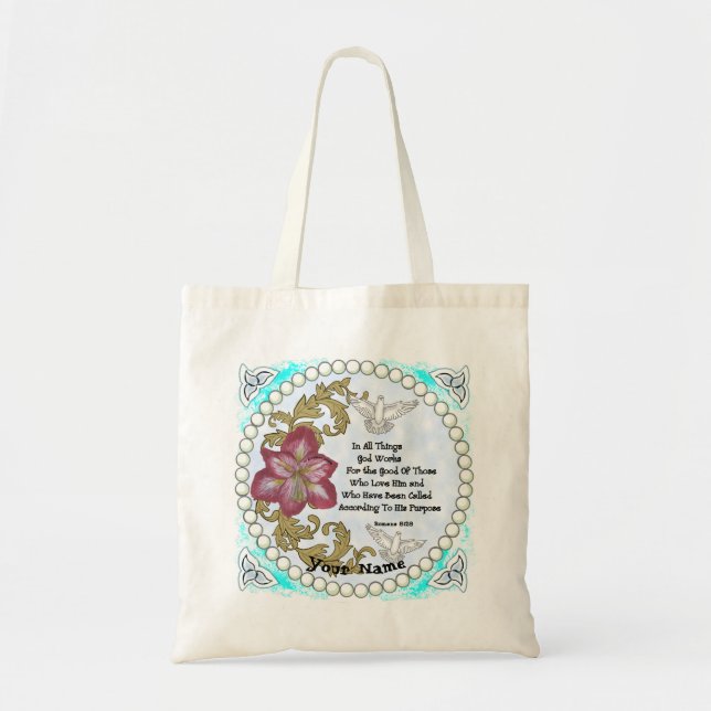 Tote Bag Amaryllis Christian Toutes Choses  (Devant)