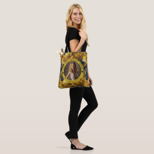 Tote Bag Amaryllis Élégant Anniversaire Personnalisé
