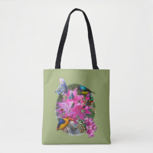 Tote Bag Amaryllis-flower Garden Réunion