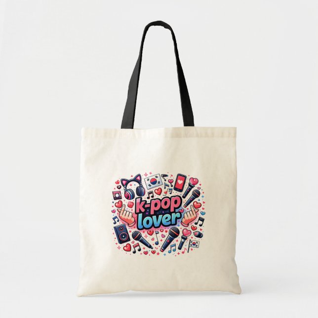 Tote Bag Amateur de K-Pop (Devant)