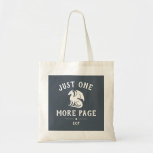 Tote Bag Amateur de livres dicton drôle monogramme