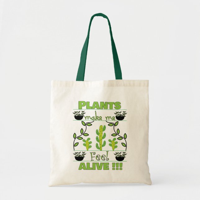 Tote Bag Amateur de plantes (Devant)