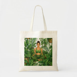 Tote Bag Amateur de plantes de méditation tropicale