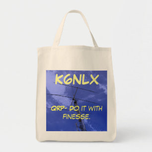 Tote Bag Amateur Radio QRP Finesse Callsign Fourre-tout