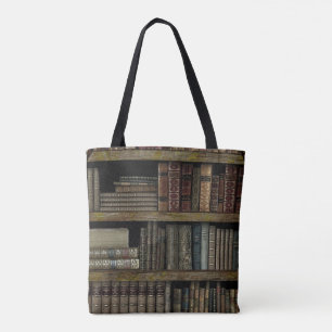 Tote Bag Amateurs de livres de la bibliothèque Old Book