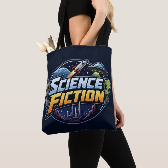 Tote Bag Amateurs du genre Science-fiction (De près)