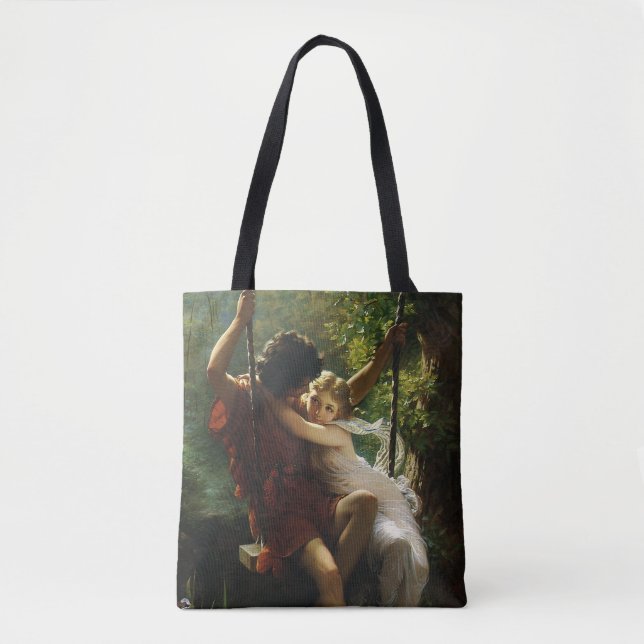 Tote Bag Amateurs en Swing. Printemps par Pierre Auguste Co (Devant)