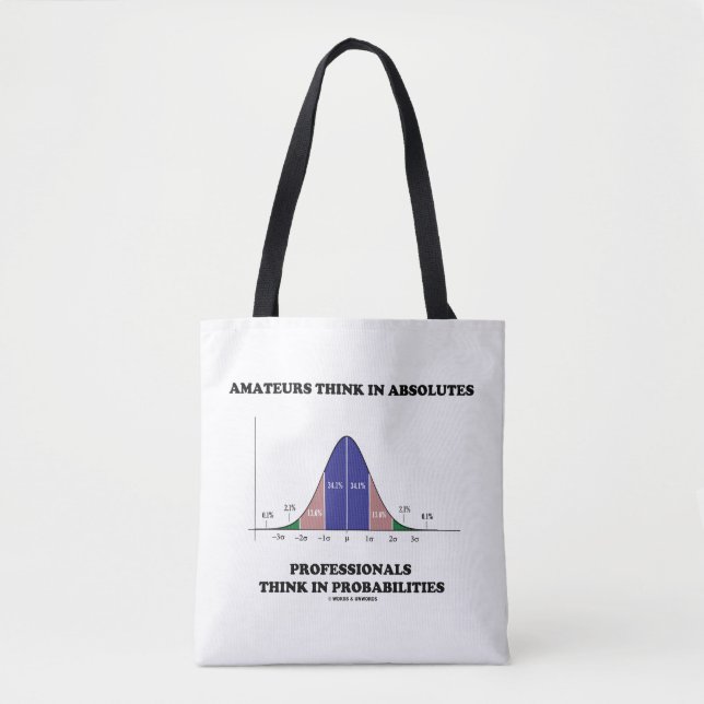 Tote Bag Amateurs pensent Absolutes Professionnels Penser S (Devant)