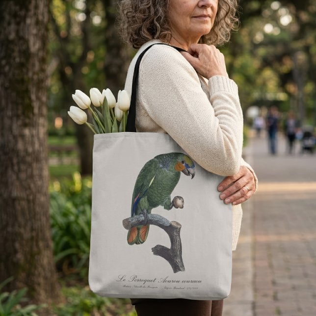 Tote Bag Amazone à ailes orange, Amazona amazonica (Orange-Winged Amazon Parrot, Amazona amazonica. Tote Bag)