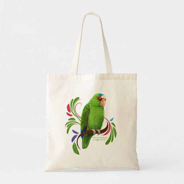 Tote Bag Amazonie à frontières blanches (Devant)