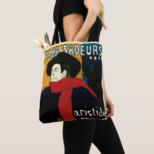 Tote Bag Ambassadeurs, Aristide Bruant par Toulouse Lautrec