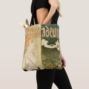 Tote Bag Ambassadeurs Yvette Guilbert par Theophile Steinle