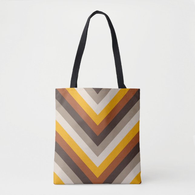 Tote Bag Amber Flame Chevron (Devant)