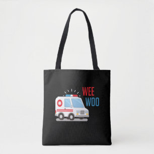 Tote Bag Ambulance Paramedic Car weo Hospital EMT