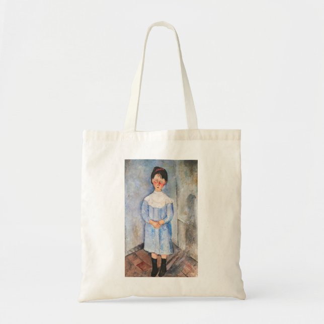 Tote Bag Amedeo Modigliani - Petite fille en bleu (Devant)